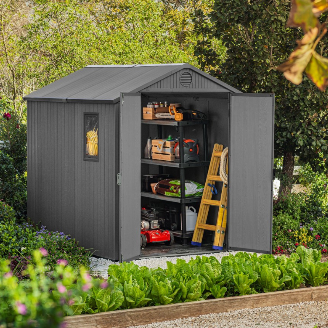 Darwin 6x8ft Premium Outdoor Garden Shed 