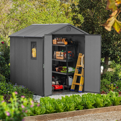 Darwin 6x8ft Premium Outdoor Garden Shed 