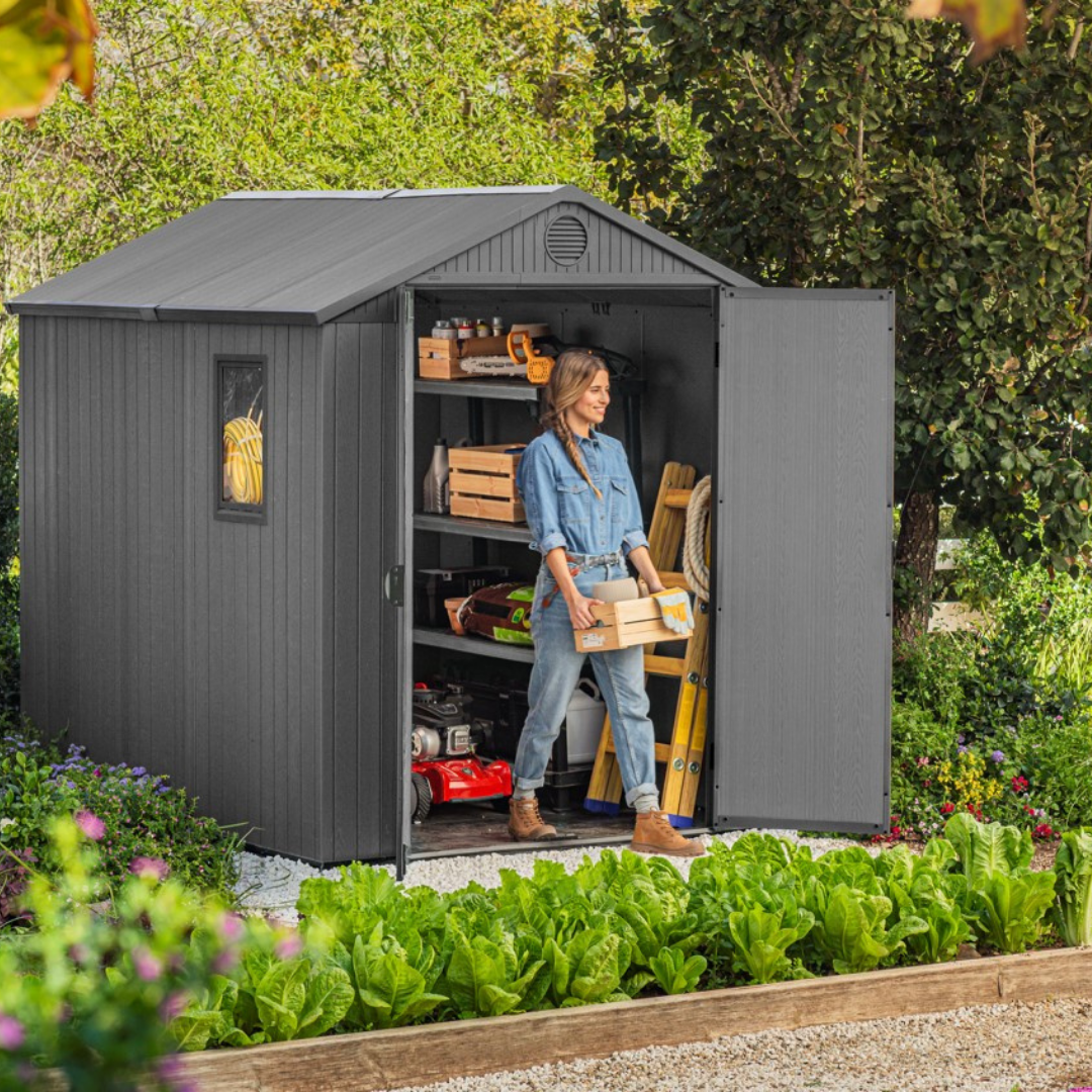 Darwin 6x8ft Premium Outdoor Garden Shed 