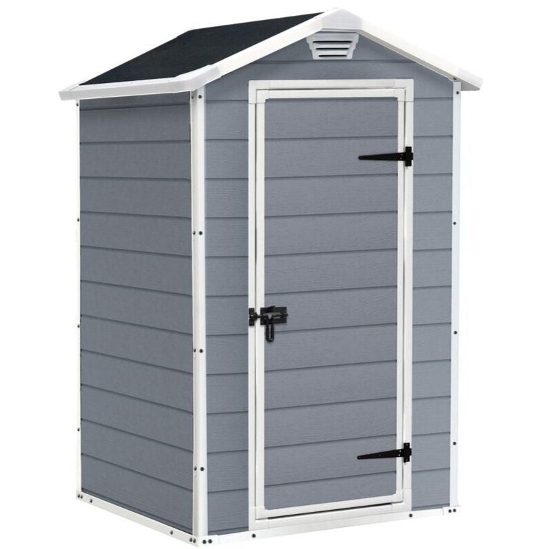 Manor 4x3ft Slim Outdoor Garden Shed 