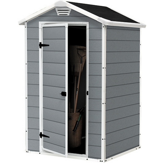 Manor 4x3ft Slim Outdoor Garden Shed 