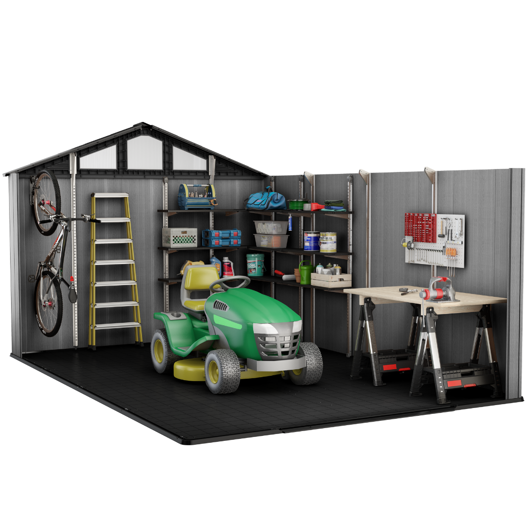 Stronghold 10x15ft Premium Outdoor Storage Shed