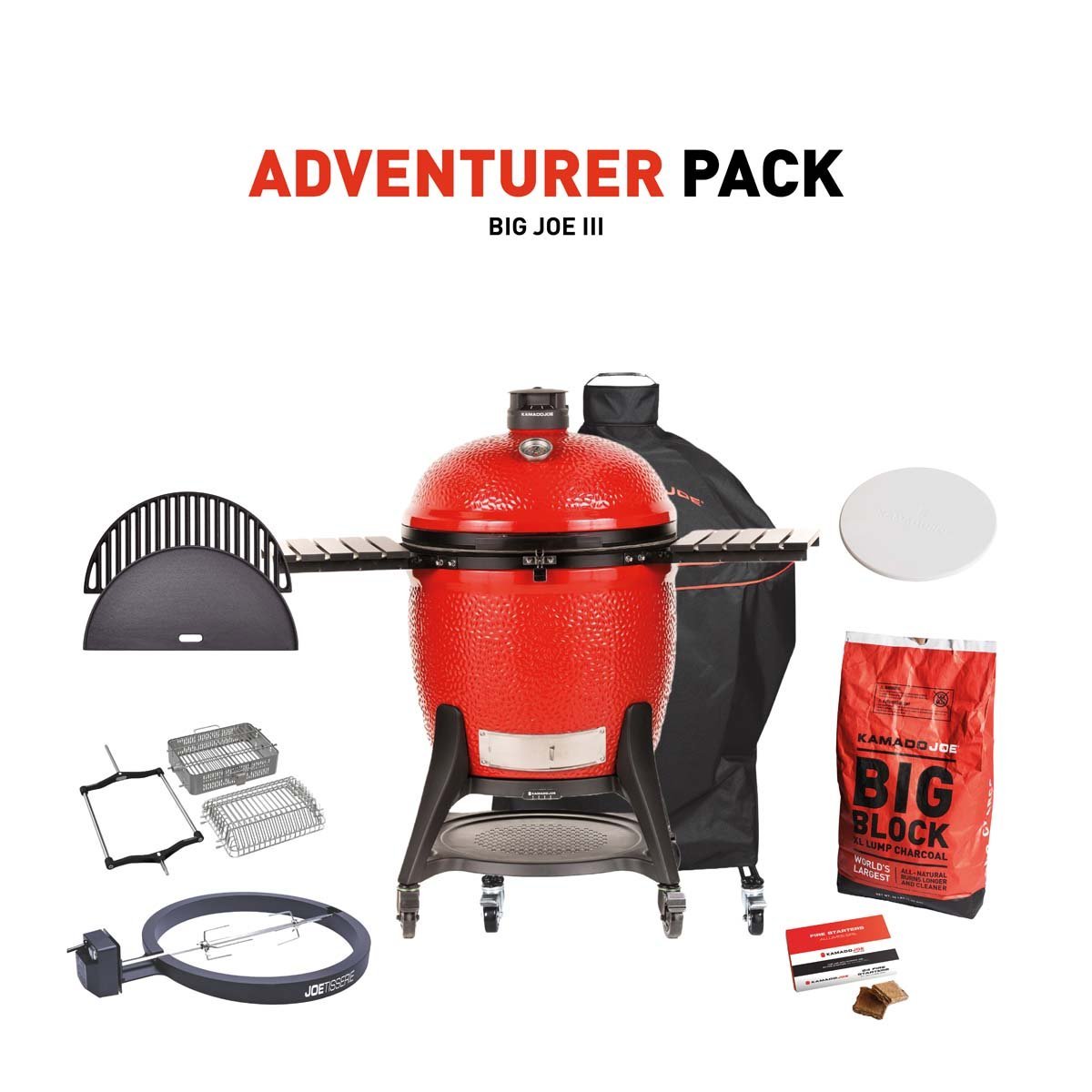 BJ-ADVEPACK-C3_1-v1.jpg Big Joe III Charcoal Grill With Adventurer Pack - Image 1