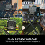 Woodfire Electric BBQ Grill & Smoker with Stand & Cover - Image 12
