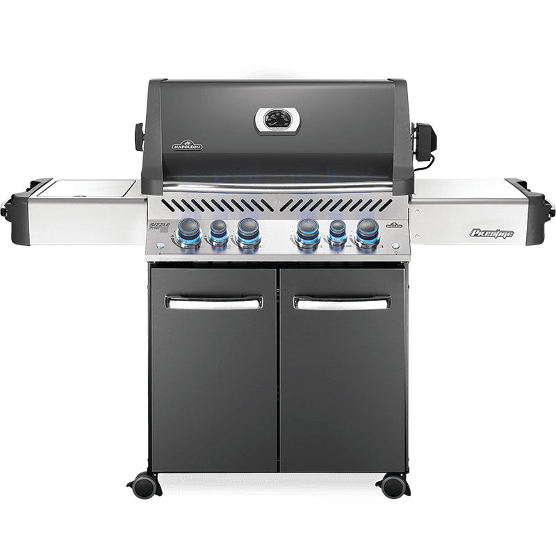 Prestige-500-RSIB-Prod-Str-CH-Knbs-On-800px.jpg Professional-grade Gas Grill – Grey - Image 1
