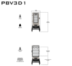 PBV3D1 Digital Electric Vertical Smoker - Image 5